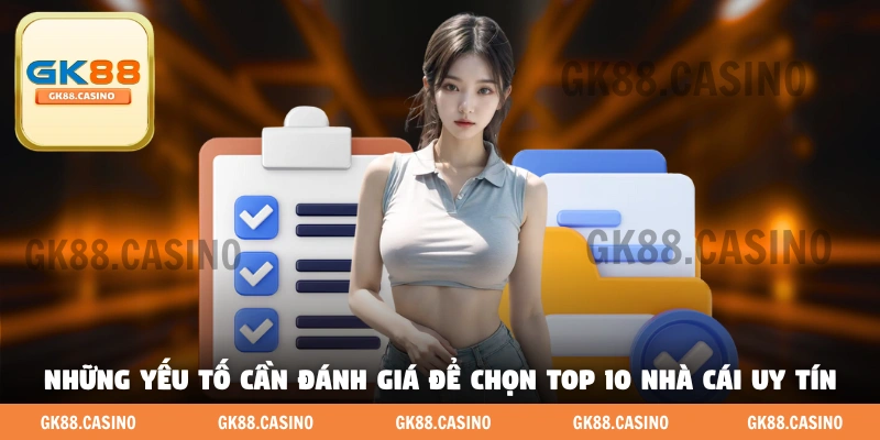 Những yếu tố cần đánh giá để chọn top 10 nhà cái uy tín 