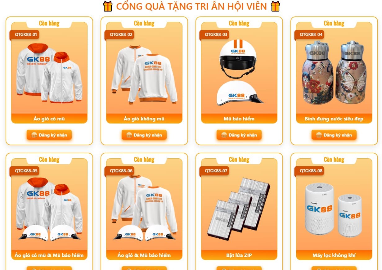 Tham gia GK88 – Nhận ngàn phần quà hấp dẫn, tri ân người chơi suốt năm 2025